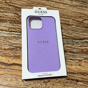 Guess Phonecase Purple IPhone 13 Pro Max Phone Case
